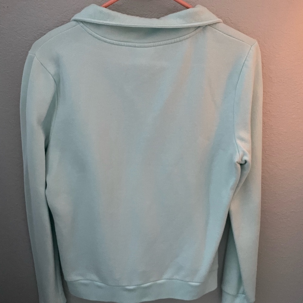 PINK| teal sweater
